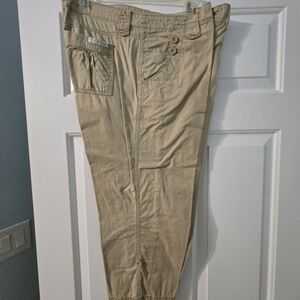 Women's Calvin Klein Beige Cargo Pants